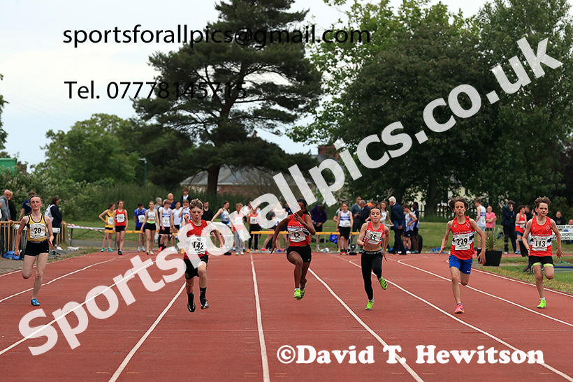 The 100 metres, 2025 NEGP No 3, Monkton. Photo: David T. Hewitson/Sports for All Pics